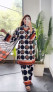 straight look kurta 3 pcs set